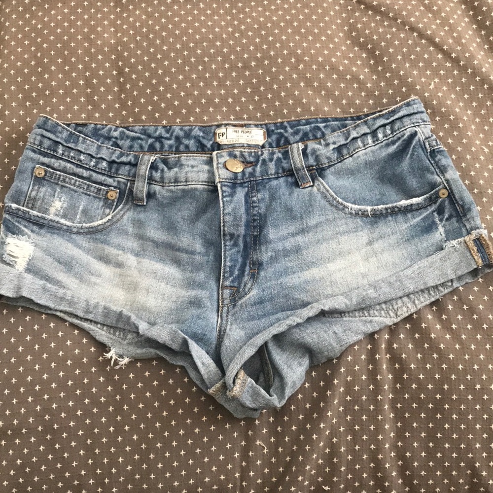 Jean shorts free people